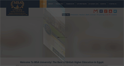 Desktop Screenshot of msa.eun.eg
